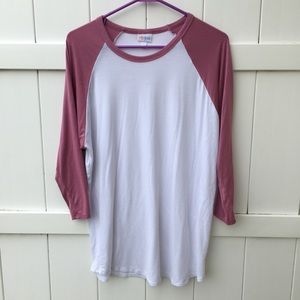 NWOT 3/4 sleeve baseball T.